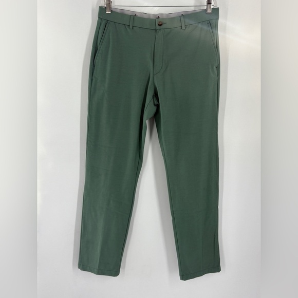 Men's Ralph Lauren Black Label Golf  Green Pants Made In Egypt! Size 34Wx32L - Picture 1 of 9